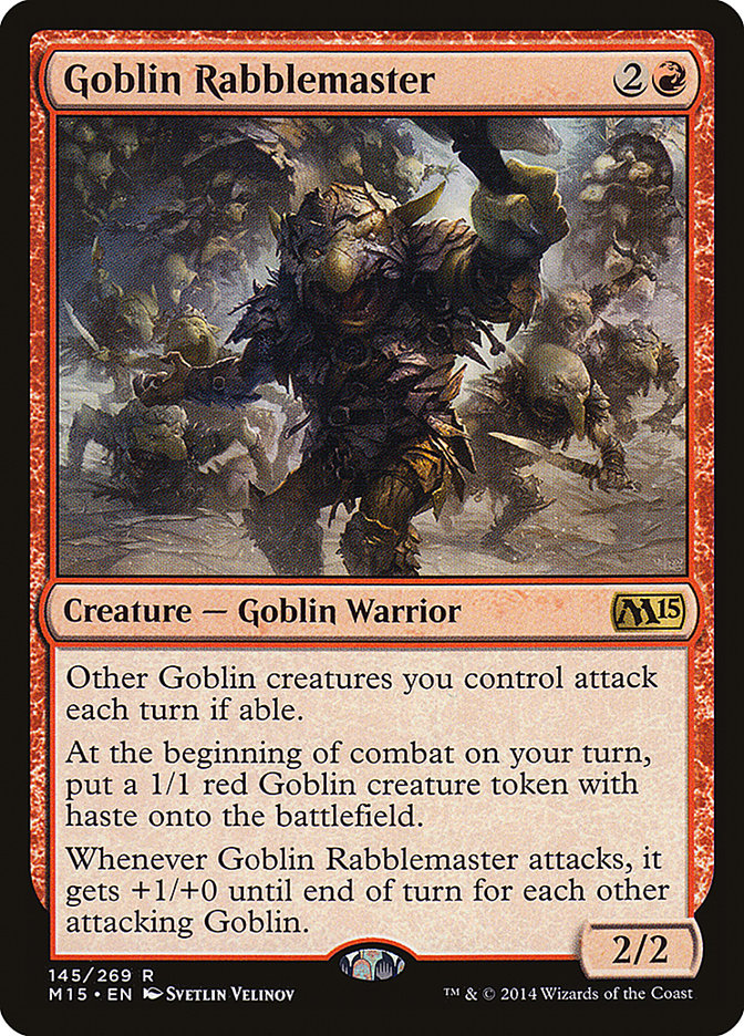 Goblin Rabblemaster [Magic 2015] | Silver Goblin