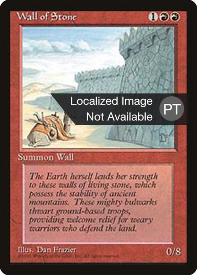 Wall of Stone [Fourth Edition (Foreign Black Border)] | Silver Goblin