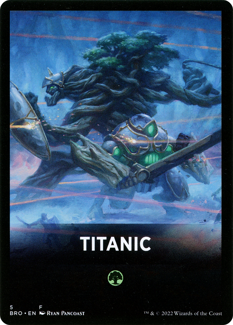 Titanic Theme Card [The Brothers' War Tokens] | Silver Goblin