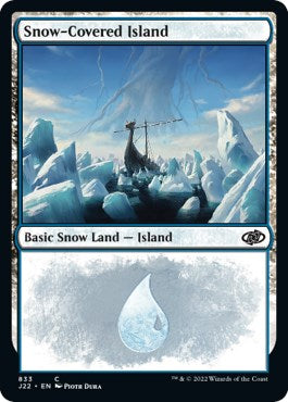 Snow-Covered Island [Jumpstart 2022] | Silver Goblin