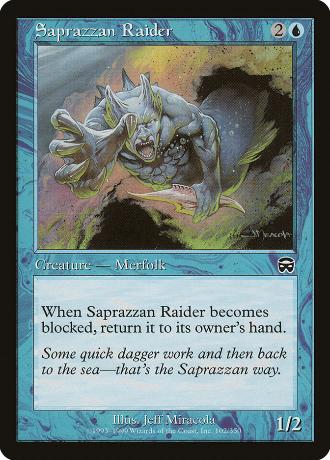 Saprazzan Raider [Mercadian Masques] | Silver Goblin