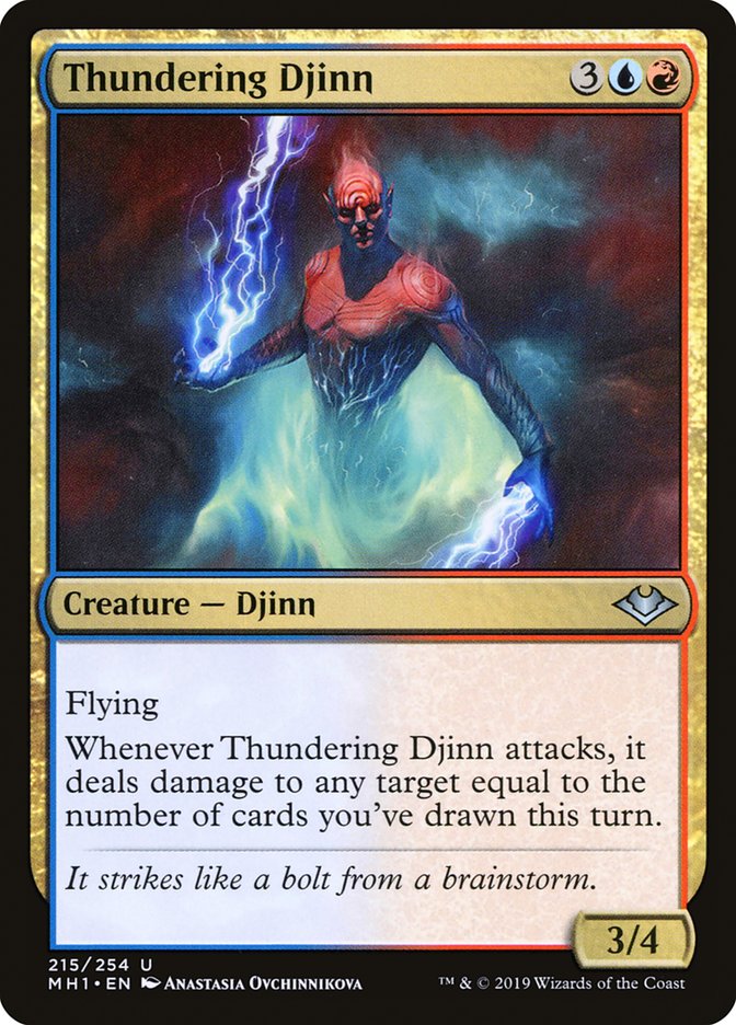 Thundering Djinn [Modern Horizons] | Silver Goblin