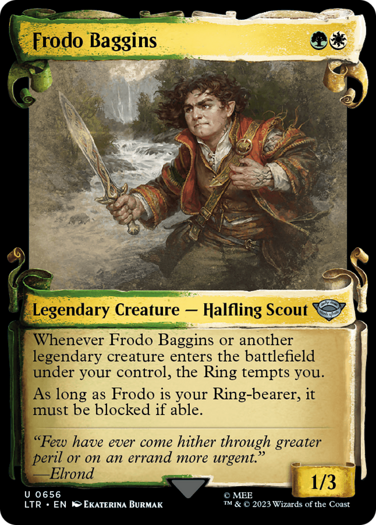 Frodo Baggins [The Lord of the Rings: Tales of Middle-Earth Showcase Scrolls] | Silver Goblin