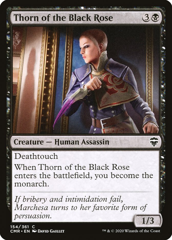 Thorn of the Black Rose [Commander Legends] | Silver Goblin
