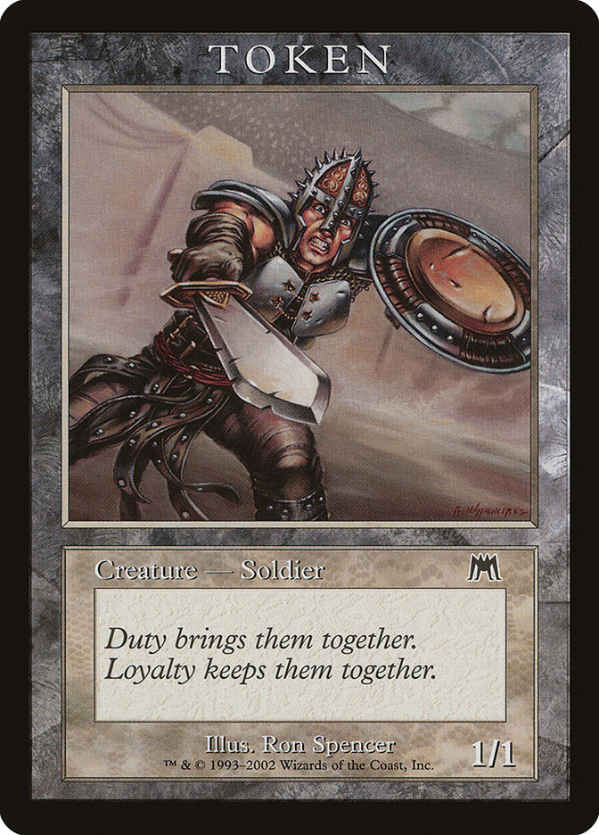 Soldier Token [Magic Player Rewards 2002] | Silver Goblin