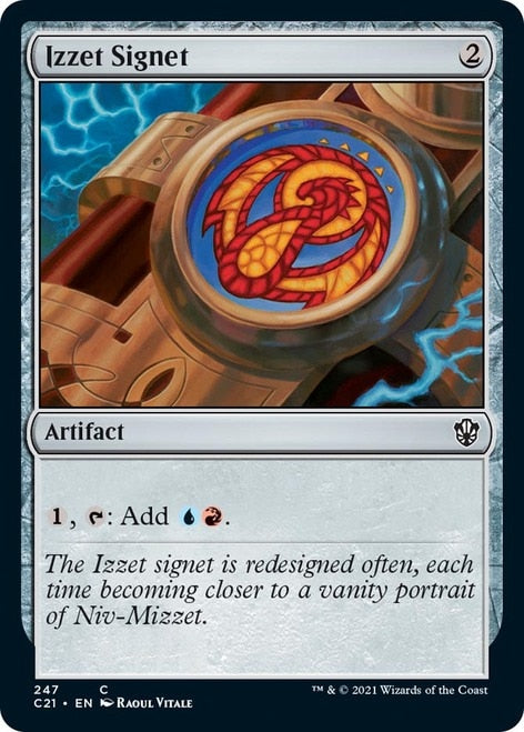 Izzet Signet [Commander 2021] | Silver Goblin