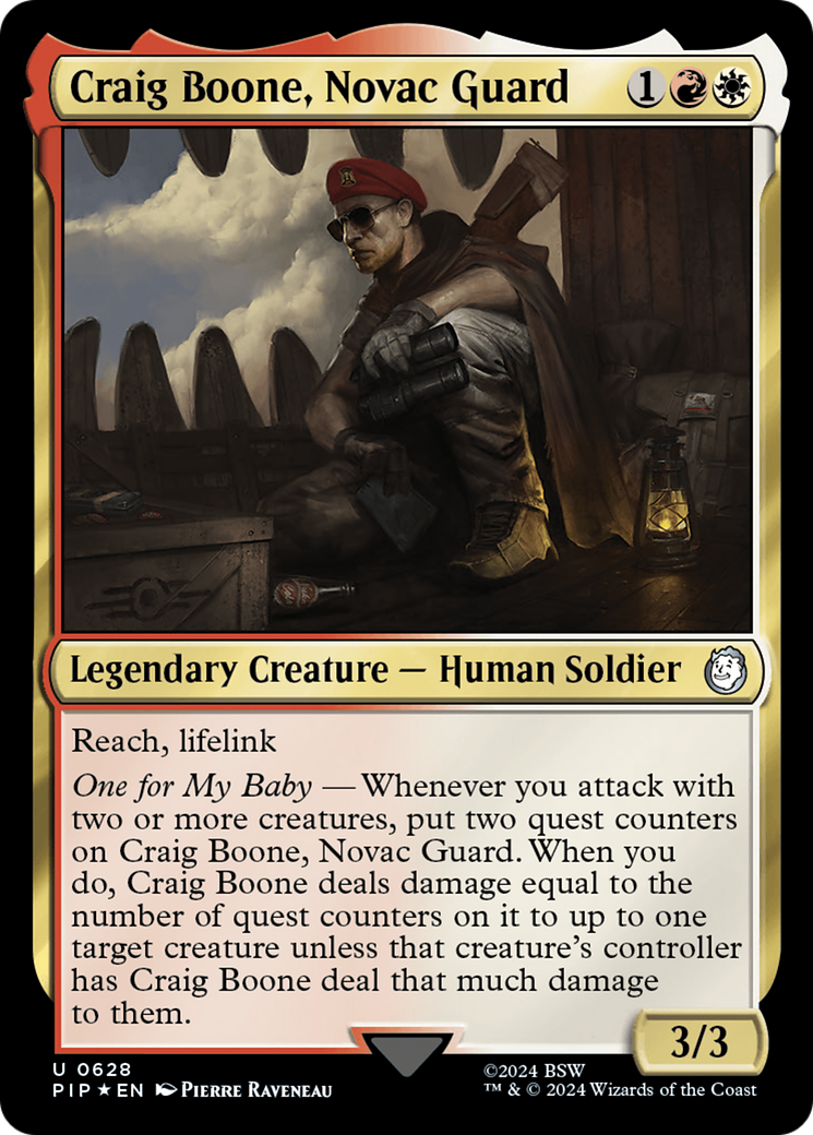 Craig Boone, Novac Guard (Surge Foil) [Fallout] | Silver Goblin