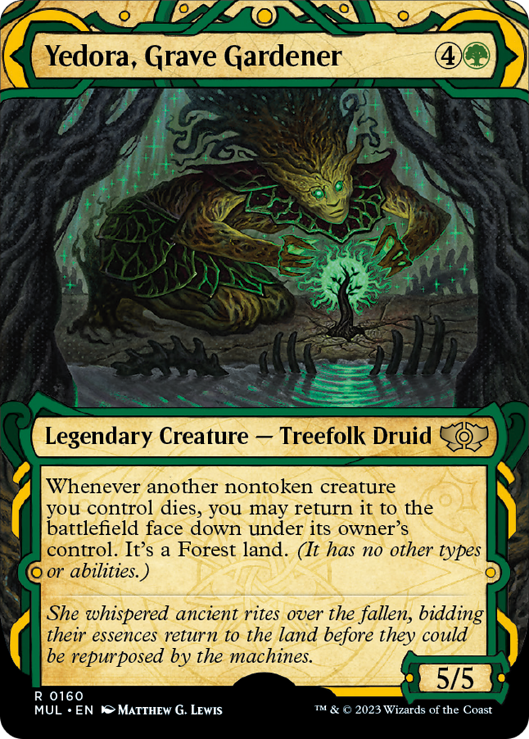 Yedora, Grave Gardener (Halo Foil) [Multiverse Legends] | Silver Goblin