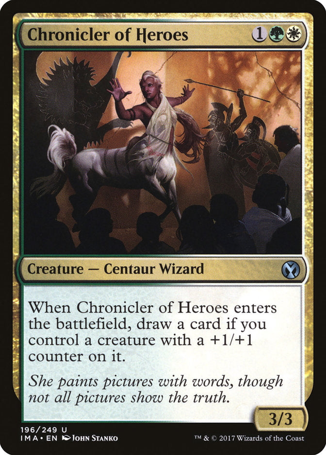 Chronicler of Heroes [Iconic Masters] | Silver Goblin