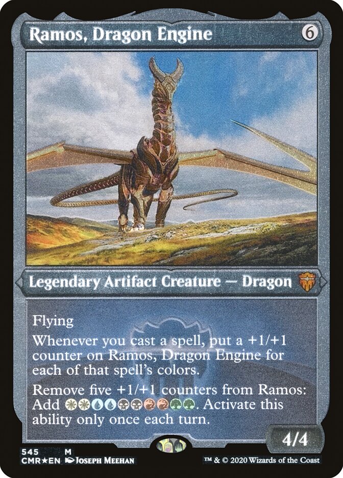 Ramos, Dragon Engine (Etched) [Commander Legends] | Silver Goblin