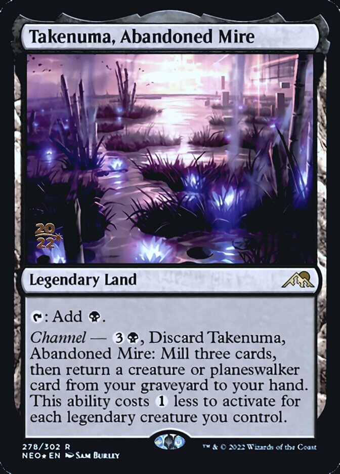 Takenuma, Abandoned Mire [Kamigawa: Neon Dynasty Prerelease Promos] | Silver Goblin