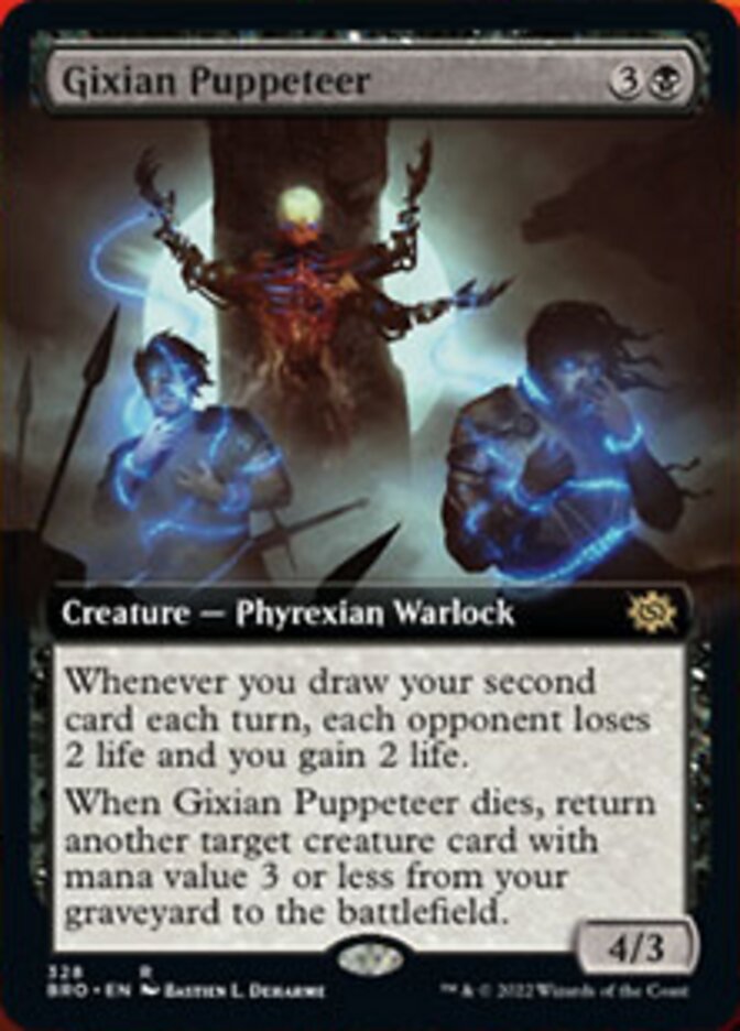 Gixian Puppeteer (Extended Art) [The Brothers' War] | Silver Goblin