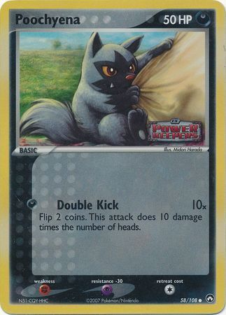 Poochyena (58/108) (Stamped) [EX: Power Keepers] | Silver Goblin