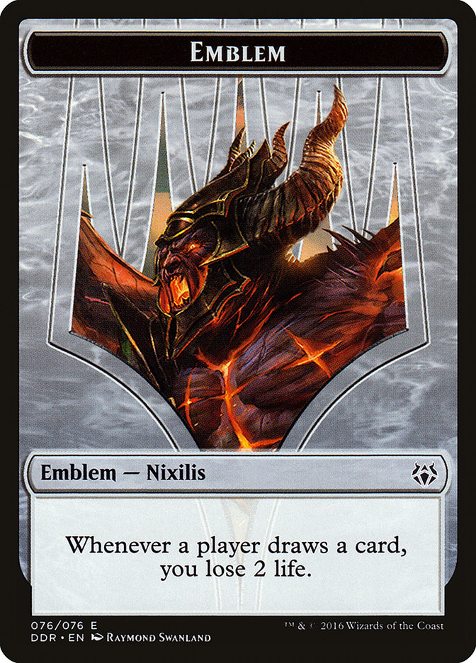 Ob Nixilis Reignited Emblem [Duel Decks: Nissa vs. Ob Nixilis] | Silver Goblin