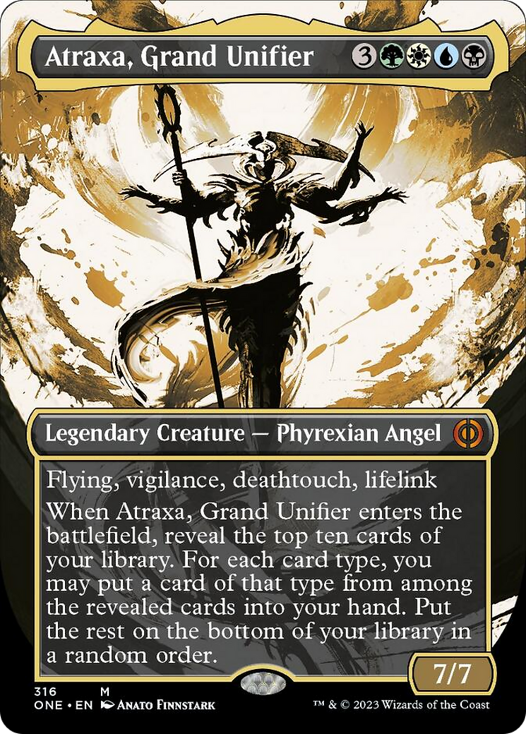 Atraxa, Grand Unifier (Borderless Ichor) [Phyrexia: All Will Be One] | Silver Goblin