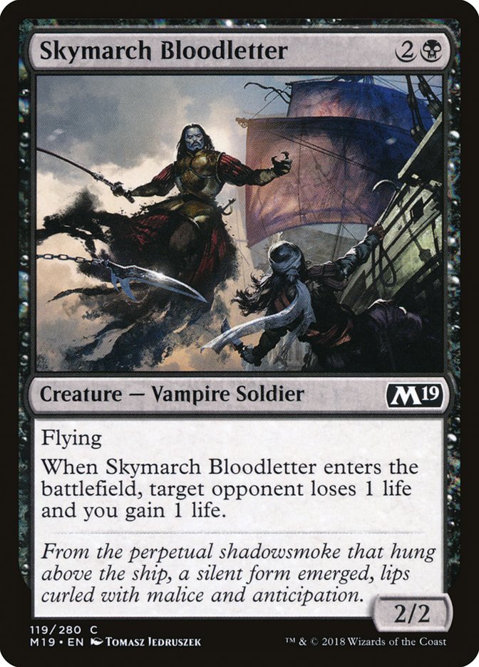 Skymarch Bloodletter [Core Set 2019] | Silver Goblin