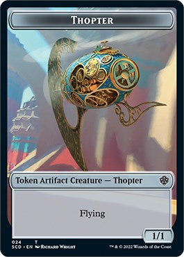 Cat Bird // Thopter Double-Sided Token [Starter Commander Decks] | Silver Goblin