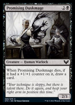 Promising Duskmage [Strixhaven: School of Mages] | Silver Goblin