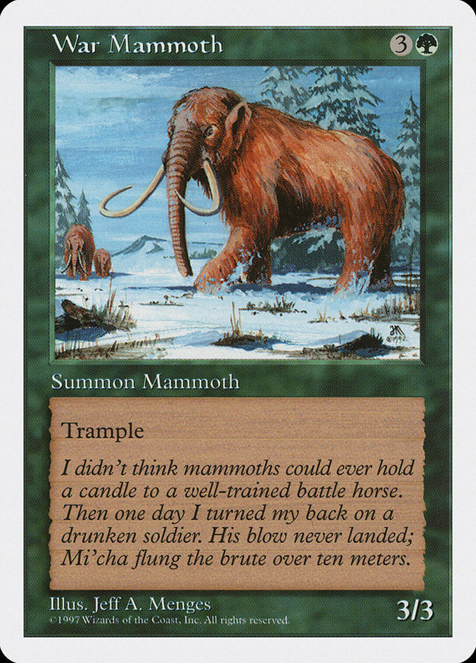 War Mammoth [Fifth Edition] | Silver Goblin