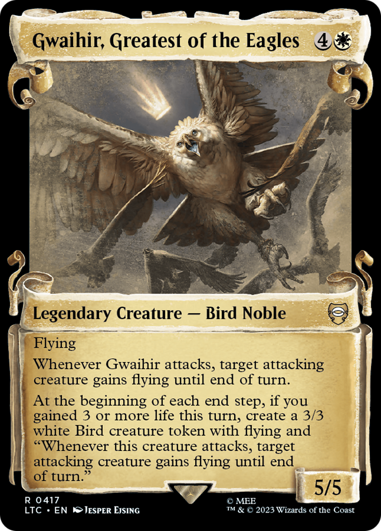 Gwaihir, Greatest of the Eagles [The Lord of the Rings: Tales of Middle-Earth Commander Showcase Scrolls] | Silver Goblin