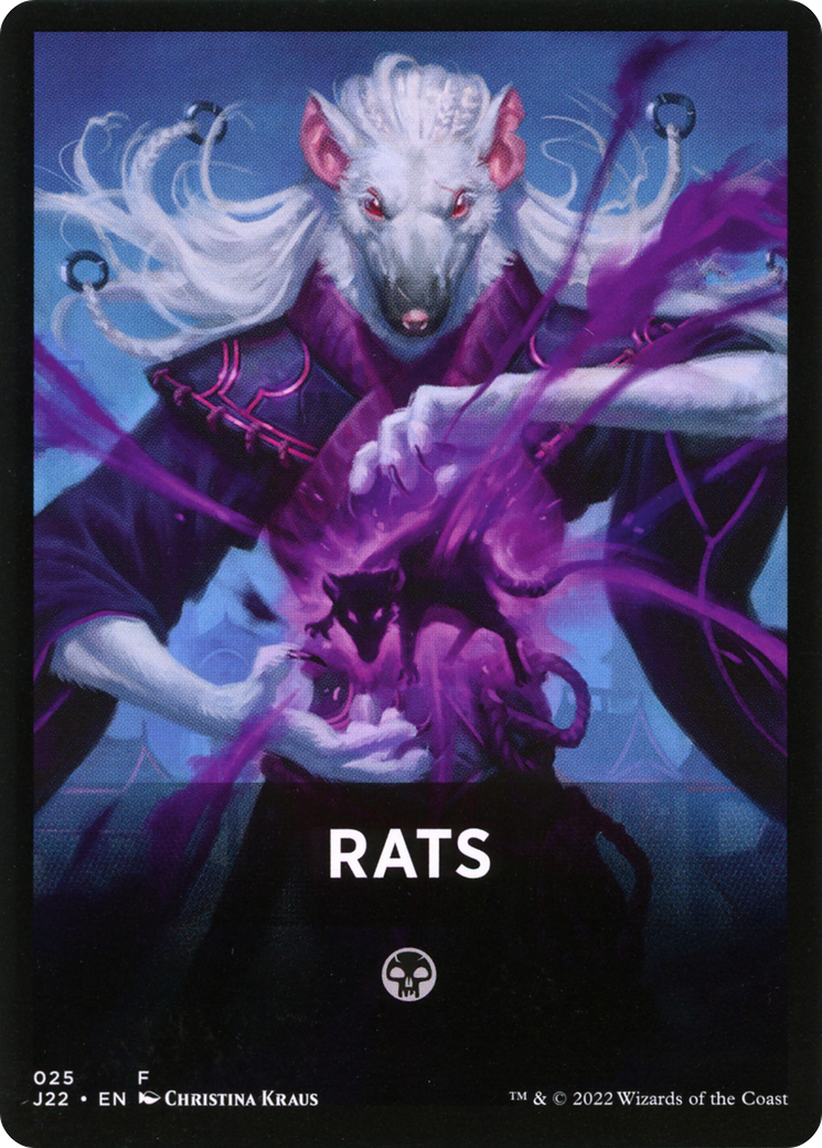 Rats Theme Card [Jumpstart 2022 Front Cards] | Silver Goblin