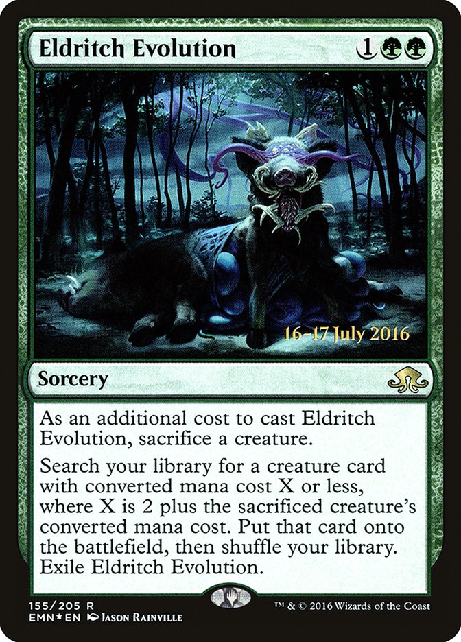 Eldritch Evolution [Eldritch Moon Prerelease Promos] | Silver Goblin