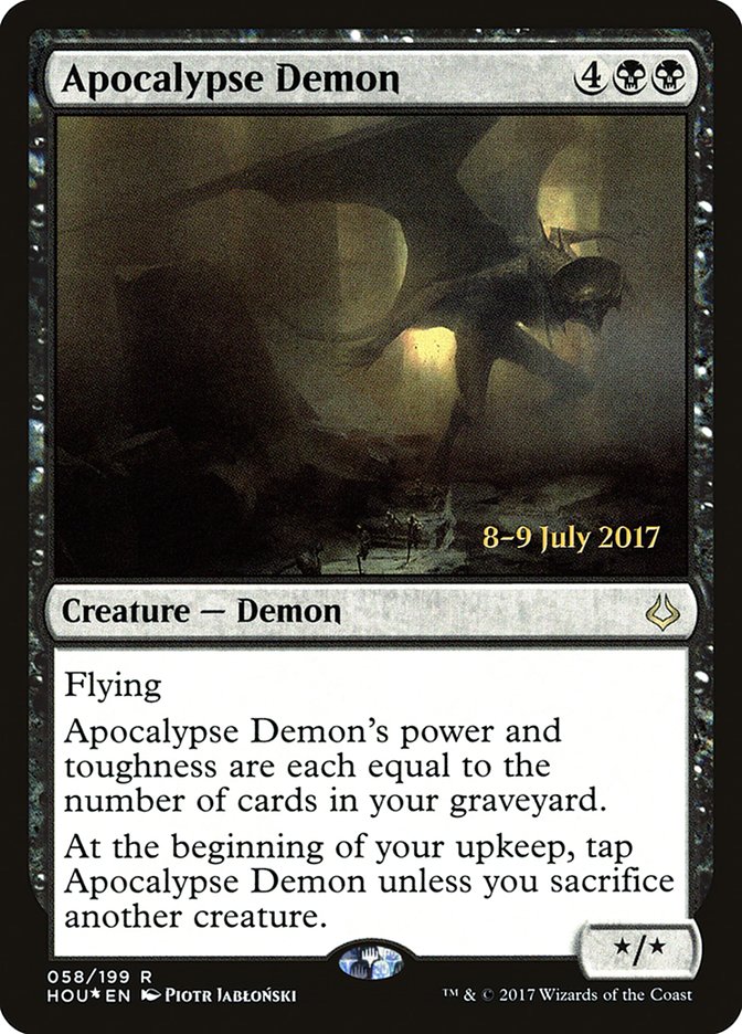 Apocalypse Demon [Hour of Devastation Prerelease Promos] | Silver Goblin