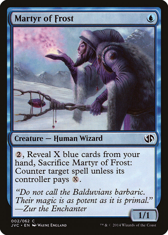 Martyr of Frost [Duel Decks Anthology] | Silver Goblin