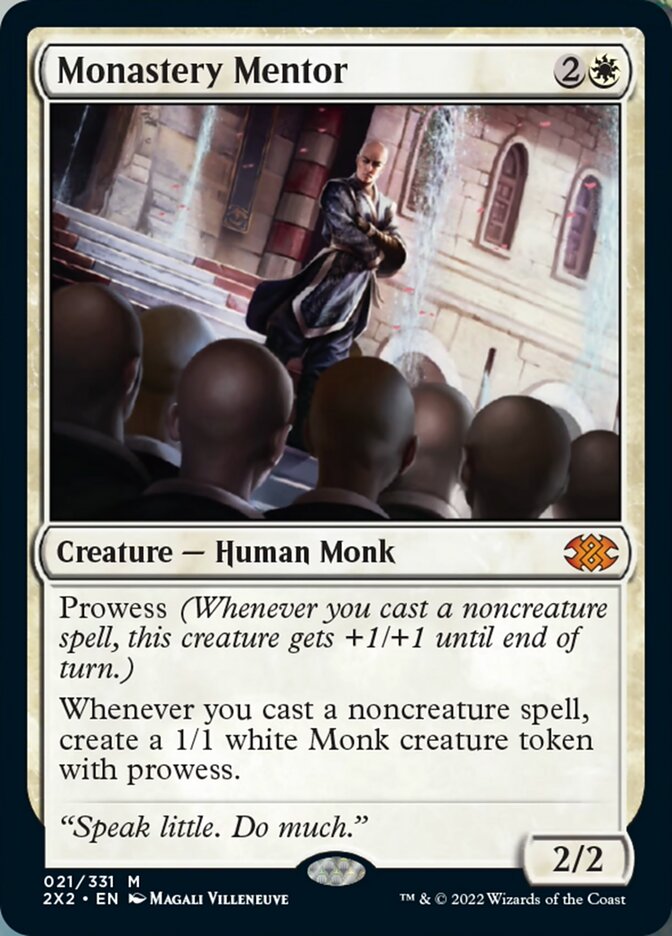 Monastery Mentor [Double Masters 2022] | Silver Goblin