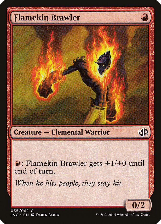 Flamekin Brawler [Duel Decks Anthology] | Silver Goblin