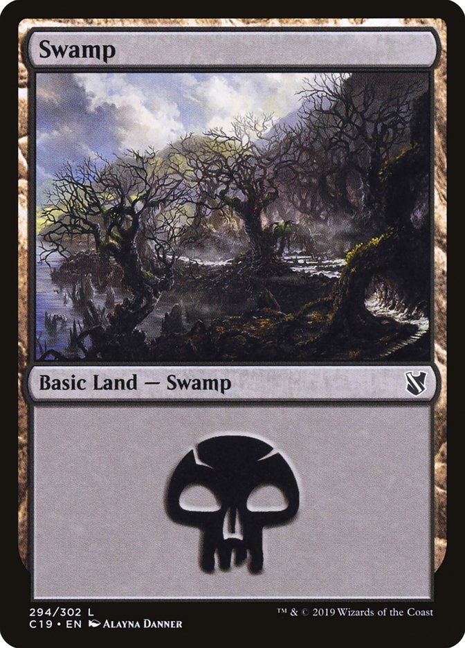 Swamp (294) [Commander 2019] | Silver Goblin