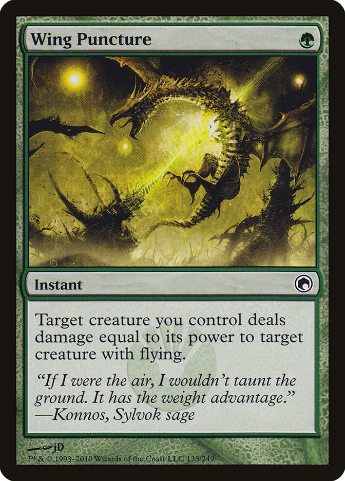 Wing Puncture [Scars of Mirrodin] | Silver Goblin