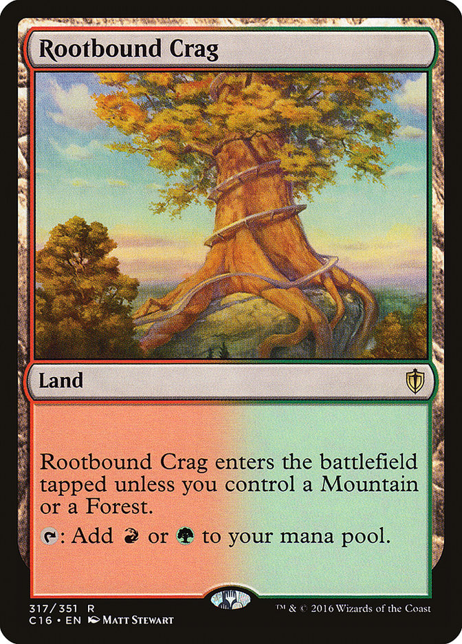 Rootbound Crag [Commander 2016] | Silver Goblin