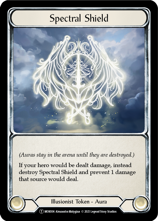 Spectral Shield //Hatchet of Mind [U-MON104 // U-MON106] (Monarch Unlimited)  Unlimited Normal | Silver Goblin
