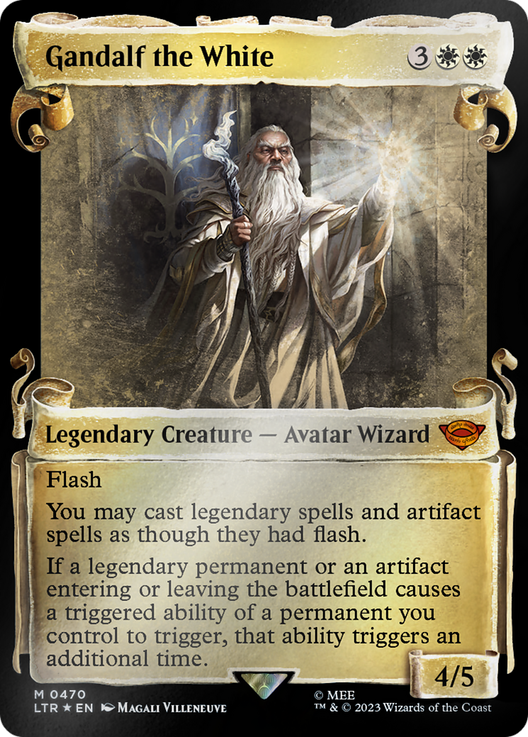 Gandalf the White [The Lord of the Rings: Tales of Middle-Earth Showcase Scrolls] | Silver Goblin