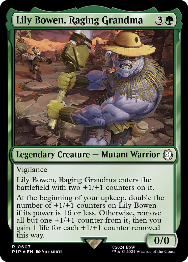 Lily Bowen, Raging Grandma (Surge Foil) [Fallout] | Silver Goblin