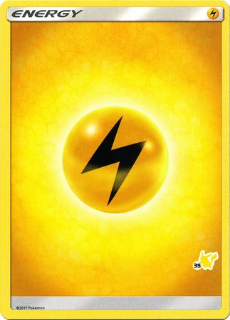 Lightning Energy (Pikachu Stamp #35) [Battle Academy 2020] | Silver Goblin