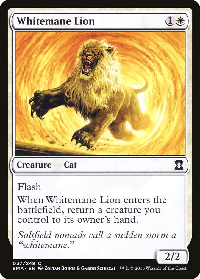 Whitemane Lion [Eternal Masters] | Silver Goblin