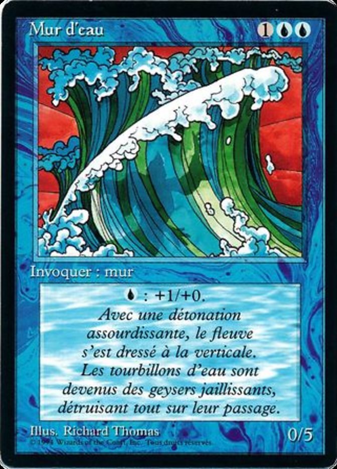 Wall of Water [Foreign Black Border] | Silver Goblin