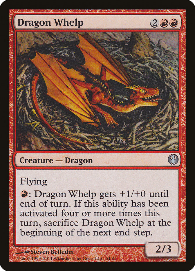 Dragon Whelp [Duel Decks: Knights vs. Dragons] | Silver Goblin