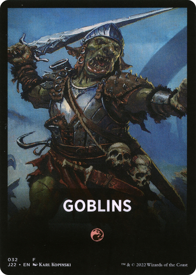 Goblins Theme Card [Jumpstart 2022 Front Cards] | Silver Goblin
