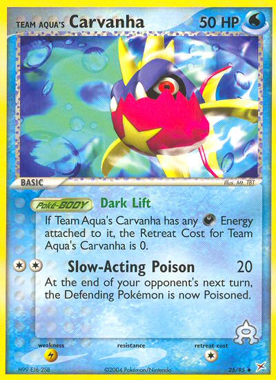 Team Aqua's Carvanha (25/95) [EX: Team Magma vs Team Aqua] | Silver Goblin