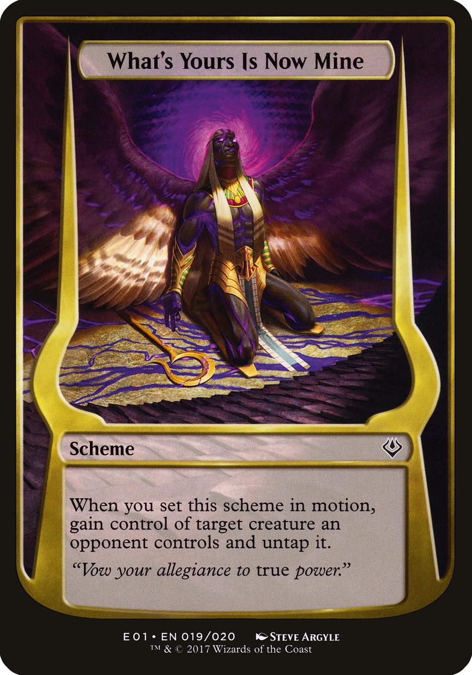 What's Yours Is Now Mine (Schemes) [Archenemy: Nicol Bolas Schemes] | Silver Goblin