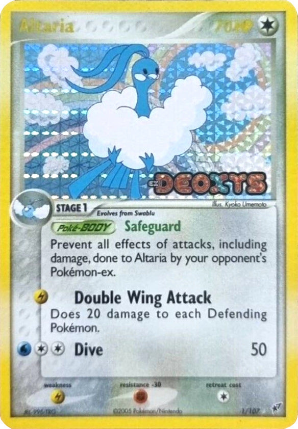 Altaria (1/107) (Stamped) [EX: Deoxys] | Silver Goblin