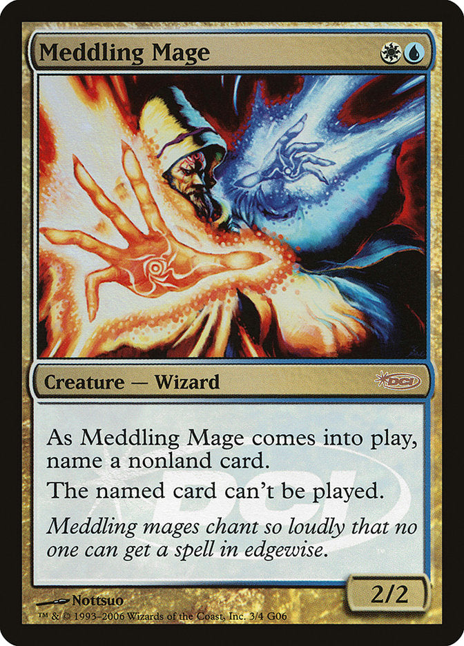 Meddling Mage [Judge Gift Cards 2006] | Silver Goblin