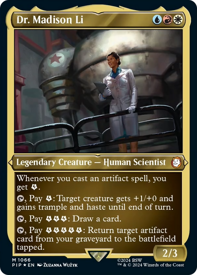 Dr. Madison Li (Display Commander) [Fallout] | Silver Goblin