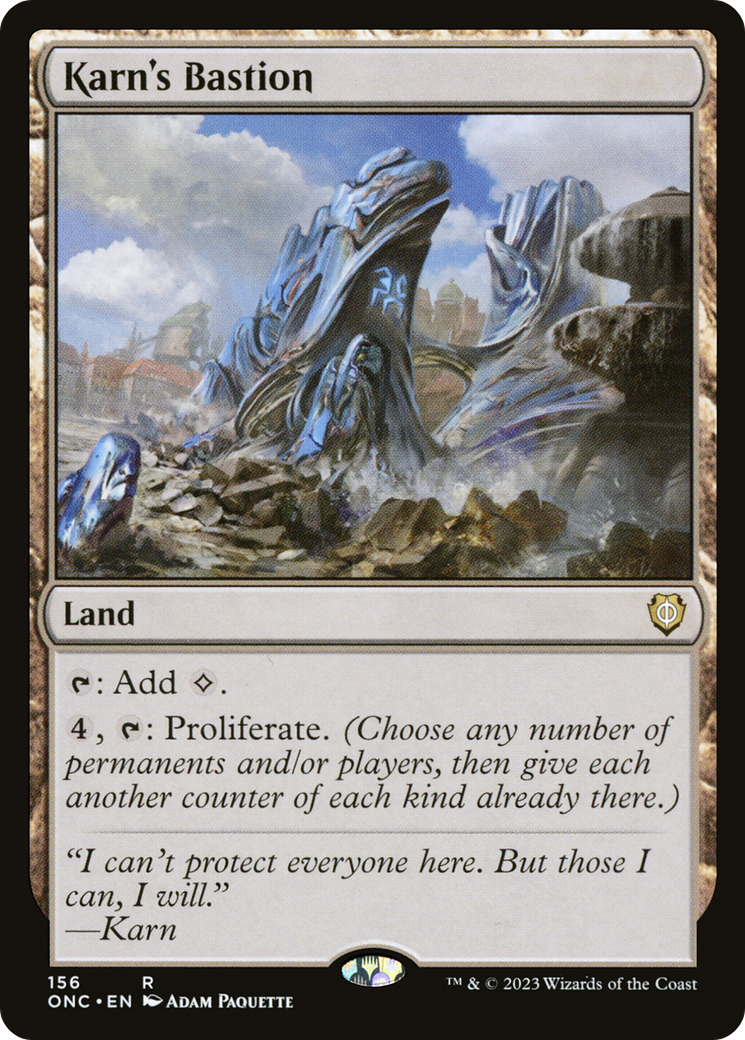 Karn's Bastion [Phyrexia: All Will Be One Commander] | Silver Goblin