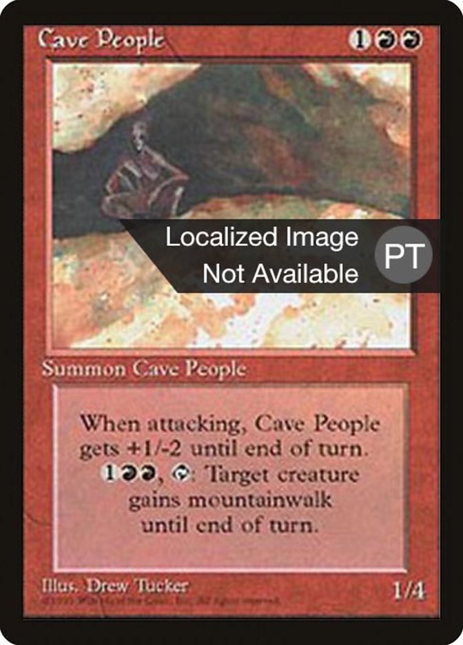 Cave People [Fourth Edition (Foreign Black Border)] | Silver Goblin