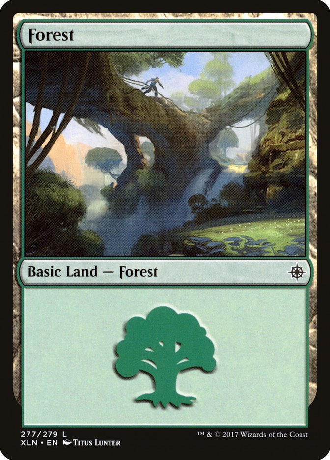 Forest (277) [Ixalan] | Silver Goblin