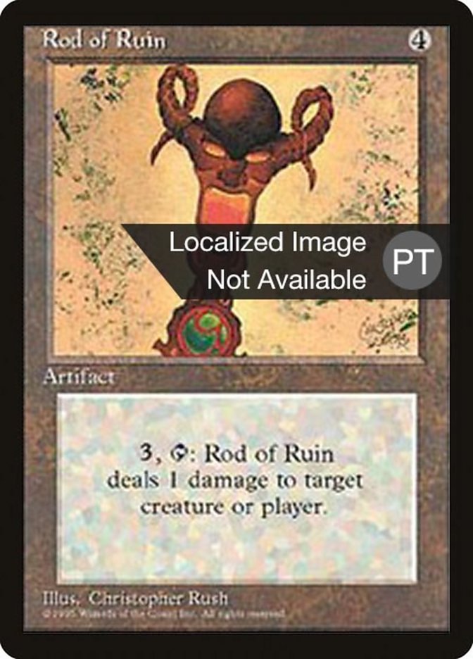 Rod of Ruin [Fourth Edition (Foreign Black Border)] | Silver Goblin